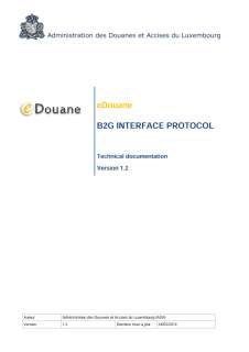  B2G Interface Protocol - Technical Specifications v.1.2